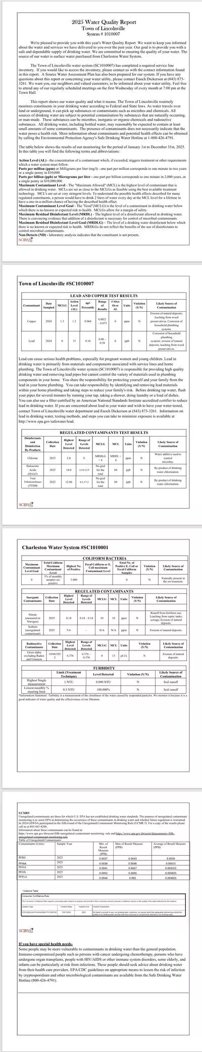 Water Quality Report